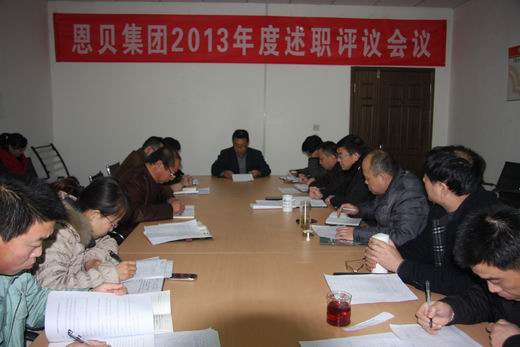 集團(tuán)公司召開2013年度述職評議會議